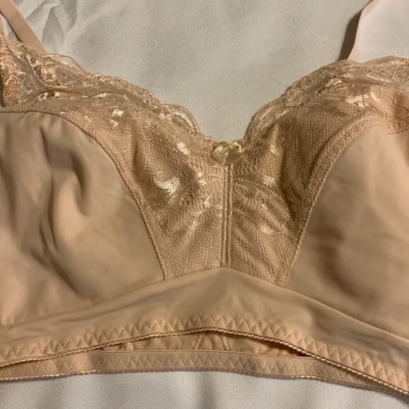 Rhonda Shear size XL pink bralette/bra style 671. EUC - Picture 8 of 9